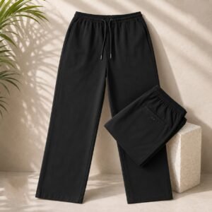 Men's Elastic-Waist Jogger Pants - Black